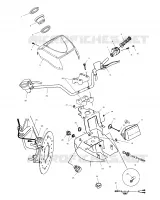 LENKER   SCHEINWERFER POD
