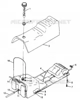 SITZ   GASBEHÄLTER TRAN SPORT 0970143 and EUROPEAN TRAN SPORT E970143 (4938293829A007)