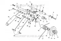 HINTER Drehmomentarm XLT RMK 0960956, XLT SKS 0960556 and EUROPEAN XLT SKS E9605 (4931813181C002)