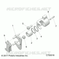 HINTERBREMSE CALIPER