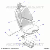 SITZ ASM.- Z23GAD92A/92B (C2689862)
