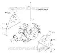 GETRIEBEGEHÄUSE MOUNTING, REAR