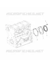 ENGINE, KURBELWELLE OIL SEAL FLANGE
