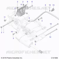 DRIVE TRAIN, MAIN GEARCASE MOUNTING