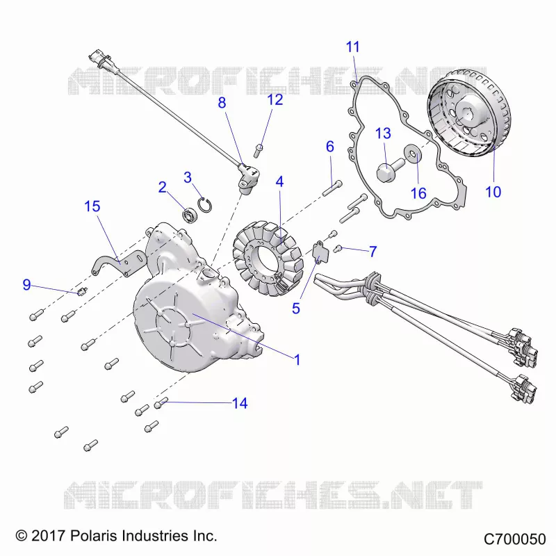 ENGINE, STATOR AND FLYRAD