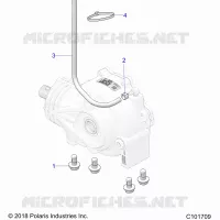 ANTRIEB, GEARCASE MOUNTING, FRONT