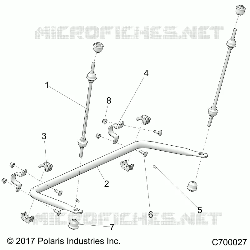 SUSPENSION, REAR STABILISATORSTANGE- R22TAA99A1/A7 (C700027)