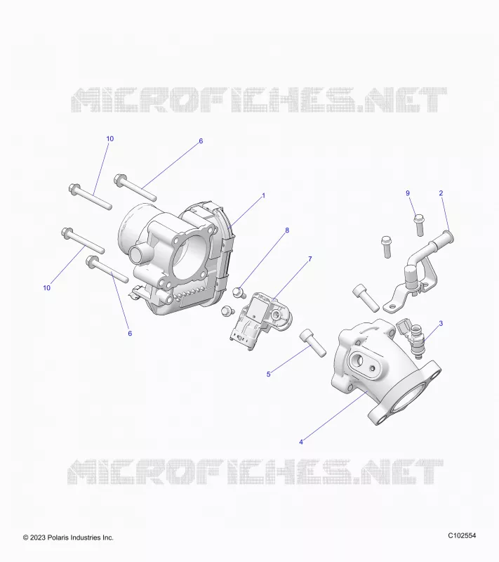 ENGINE, DROSSELKLAPPENGEHÃ„USE AND FUEL RAIL