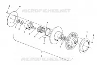 angetriebene Kupplungs ASSEMBLY CLASSIC / 0930864 and  CLASSIC TOURING / 0930865 (4922952295030A)