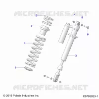 SUSPENSION, FRONT SHOCK MOUNTING, STANDARD/PREMIUM