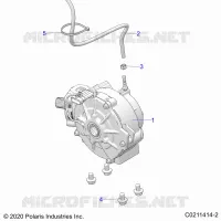 ANTRIEB, FRONT GEARCASE MOUNTING