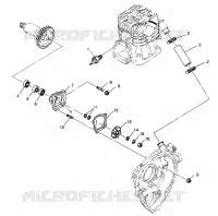 WASSERPUMPE 6X6 400L W968740 and 6X6 400L Norwegian N968740 (4935963596D011)