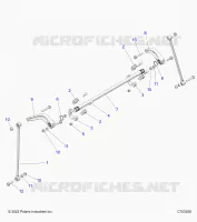 SUSPENSION, REAR STABILISATORSTANGE