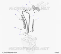 CAM CHAIN AND SPROCKET