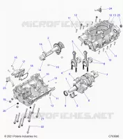 ENGINE, CRANKCASE AND KURBELWELLE