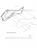 RIGHT HAND SIDE PANEL HEAT SHIELD AND HARDWARE 2 UP