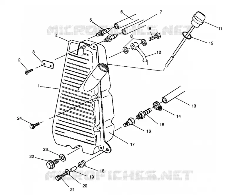 ÖLTANK ASSEMBLY Magnum 2x4 W957544 (4926852685A013)