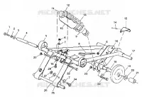 FRONT Drehmomentarm