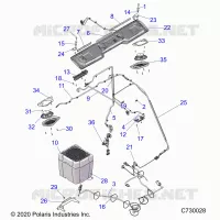 BODY ROOF AUDIO ELEKTRIC, COMPONANTS, RIDE COMMAND PREMIUM
