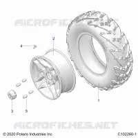 RADS, FRONT TIRE