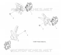 BREMSES, BREMSE CALIPER MOUNTING