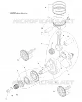 MOTOR, KURBELWELLE AND KOLBEN