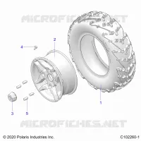 RADS, FRONT TIRE