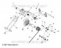 SUSPENSION, HINTER Drehmomentarm