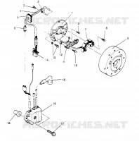 MAGNETO ASSEMBLY  500 EFI 0952774, EFI SKS 0952574,   EFI SKS PT 0952974, A (4929052905D003)