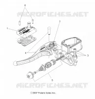 VORDERBREMSE BREMSE LEVER AND MASTER CYLINDER