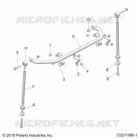SUSPENSION, STABILISATORSTANGE