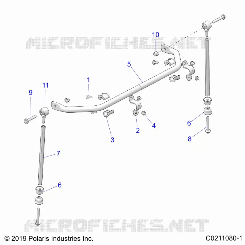SUSPENSION, STABILISATORSTANGE