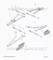 FRONT SUSPENSION CONTROL ARMS