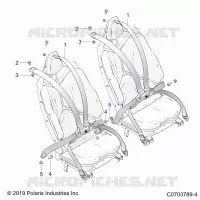 SITZ BELT MOUNTING, REAR
