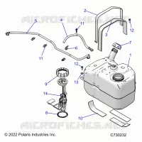 KRAFTSTOFFSYSTEM, FUEL TANK ASM.