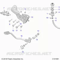 BRAKES, BRAKE PEDAL AND MASTER CYLINDER