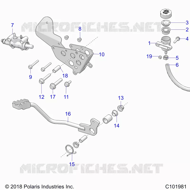 BRAKES, BRAKE PEDAL AND MASTER CYLINDER