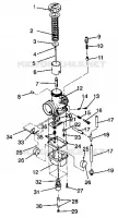 VERGASER 440 XCR 0941760 (4925182518036A)