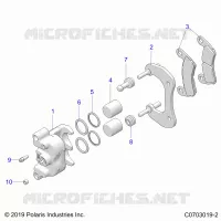 BRAKES, BREMSZANGE HINTEN