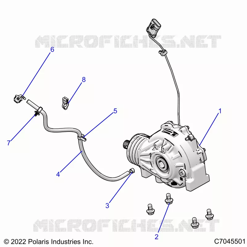 ANTRIEB, FRONT GEARCASE MOUNTING