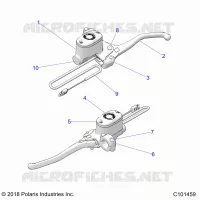 VORDERBREMSE BRAKE LEVER AND MASTER CYLINDER
