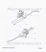 VORDERBREMSE BRAKE LEVER AND MASTER CYLINDER