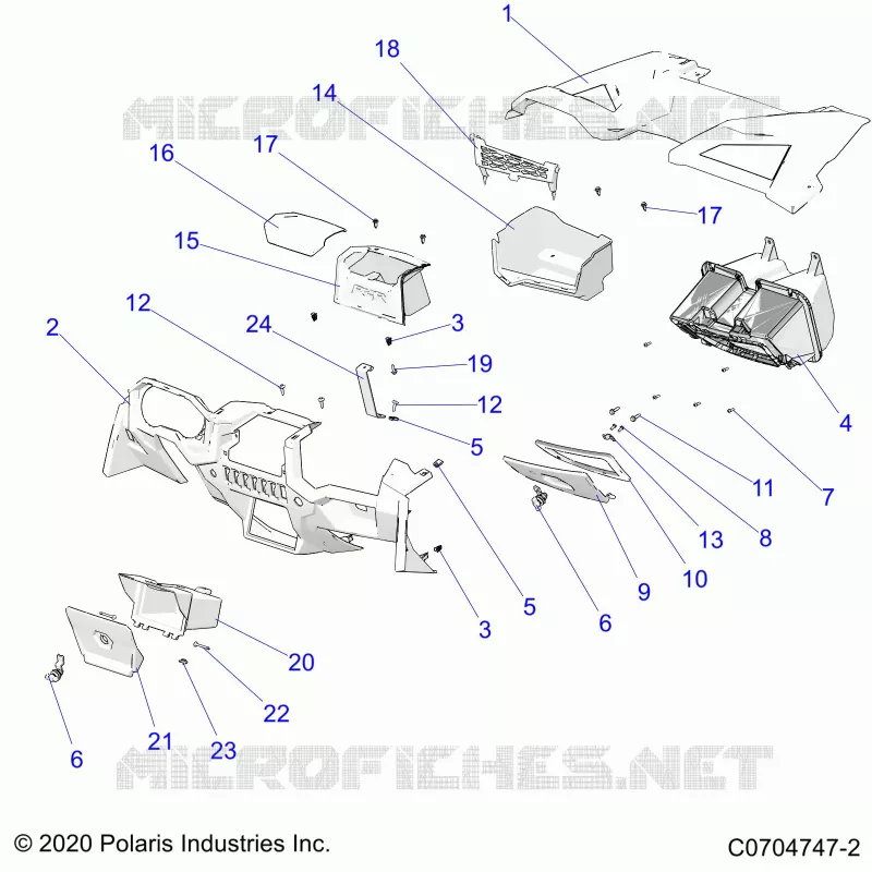 INSTRUMENTENTAFEL AND GLOVEBOX