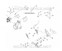 MASTER CYLINDER, REAR AND FOOT PEDAL