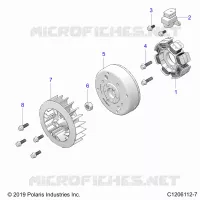 ENGINE, STATOR AND FLYRAD