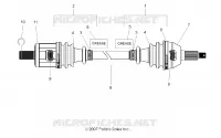 ANTRIEB, FRONT HALF SHAFT