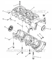 CRANKCASE ASSEMBLY STORM 0965782, STORM SKS 0965582,  EURO STORM E965782, E (4931593159C014)
