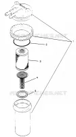 DRAIN HURRICANE B964466 AND  INTL. HURRICANE I964466 (4935733573C008)