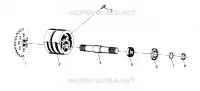 SPANNER VORNE ASSEMBLY 6X6 300 W948730 (4926792679B002)