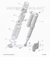 SUSPENSION, REAR SHOCK MOUNTING, ULTIMATE